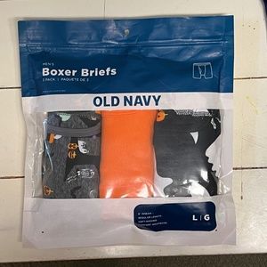 3 Pack Mens NEW Old Navy Boxer Briefs  - NWT - Size Large